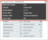 Vehicle information from a vehicle rollover dialog window